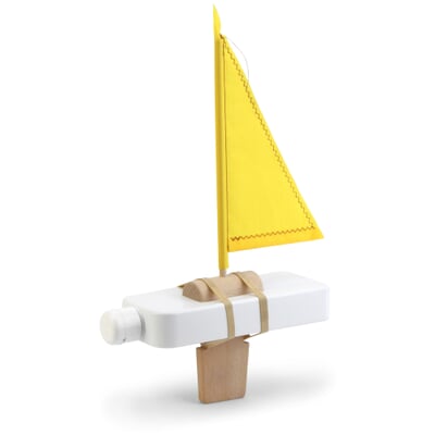 Bausatz Flaschenboot, Gelb