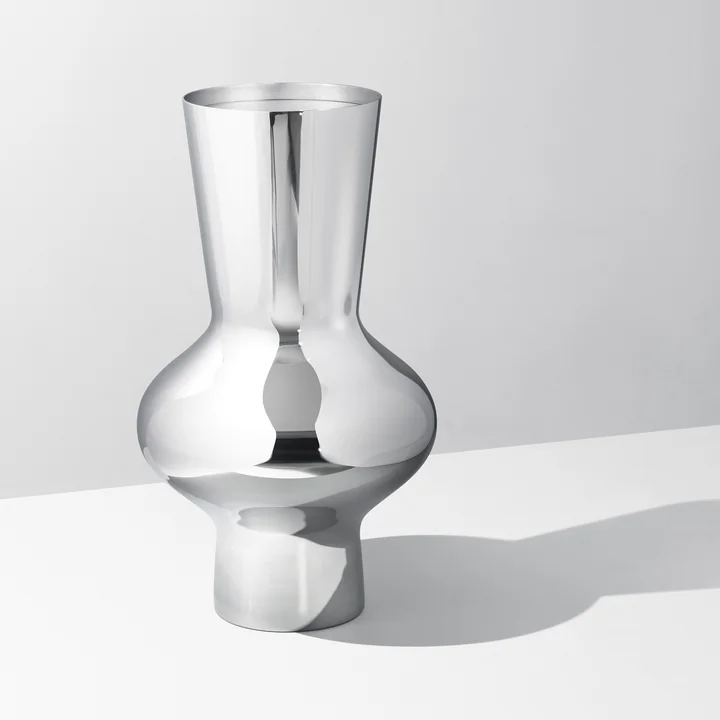 Georg Jensen - Alfredo Vase, Edelstahl, 47 cm
