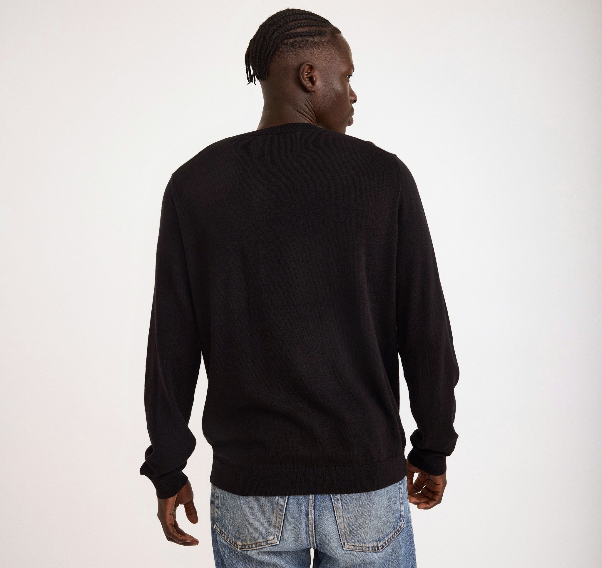 COTTON<br>Soft Knit Crewneck Sweater