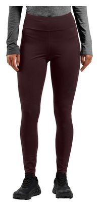 Collant Long Running Femme Odlo Zeroweight Warm 2.0 Violet