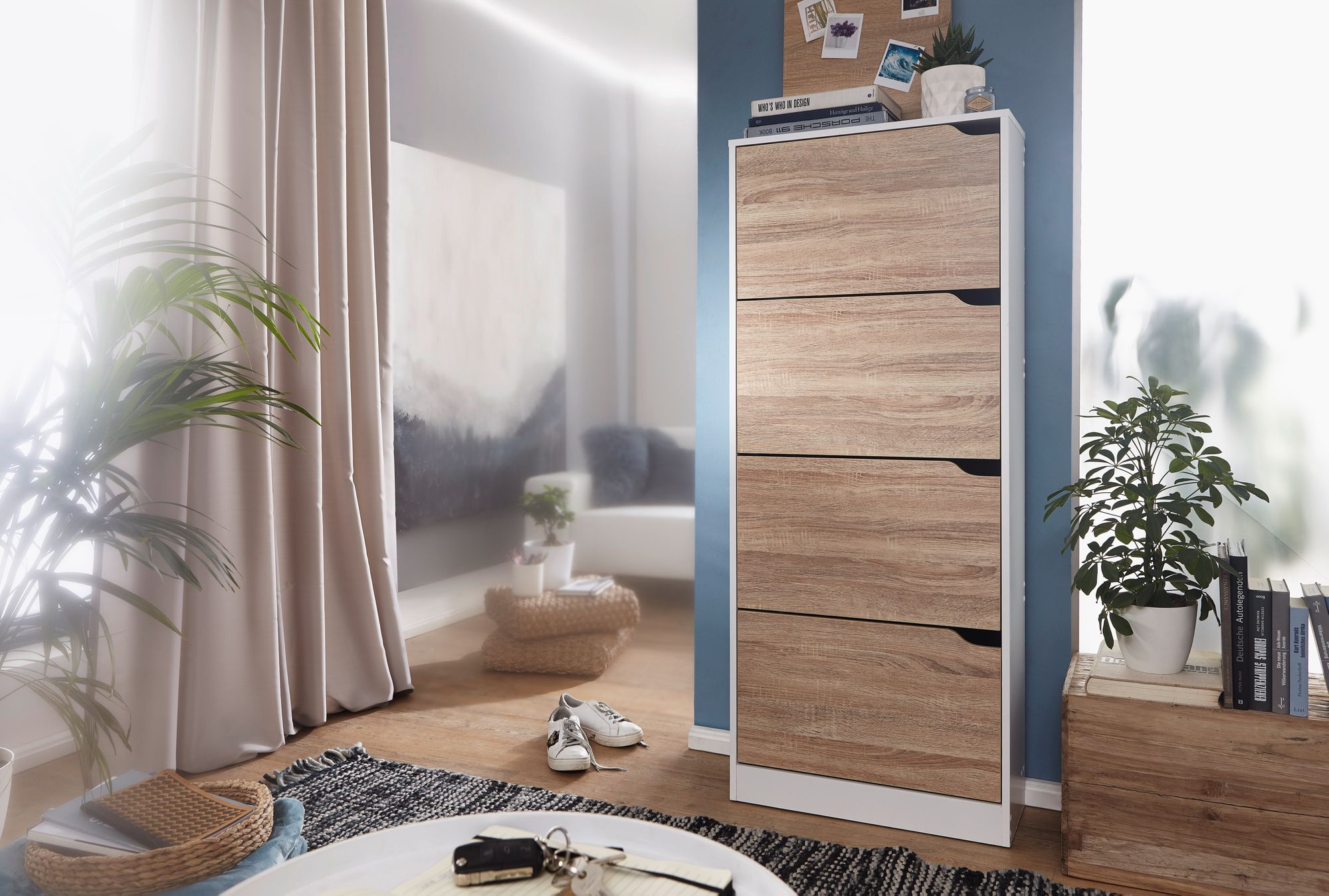 WOHNLING Schuhschrank VERA 24 Paar Schuhe