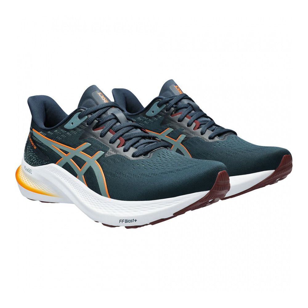 Asics GT-2000 12 - Chaussures running Homme french blue/foggy teal