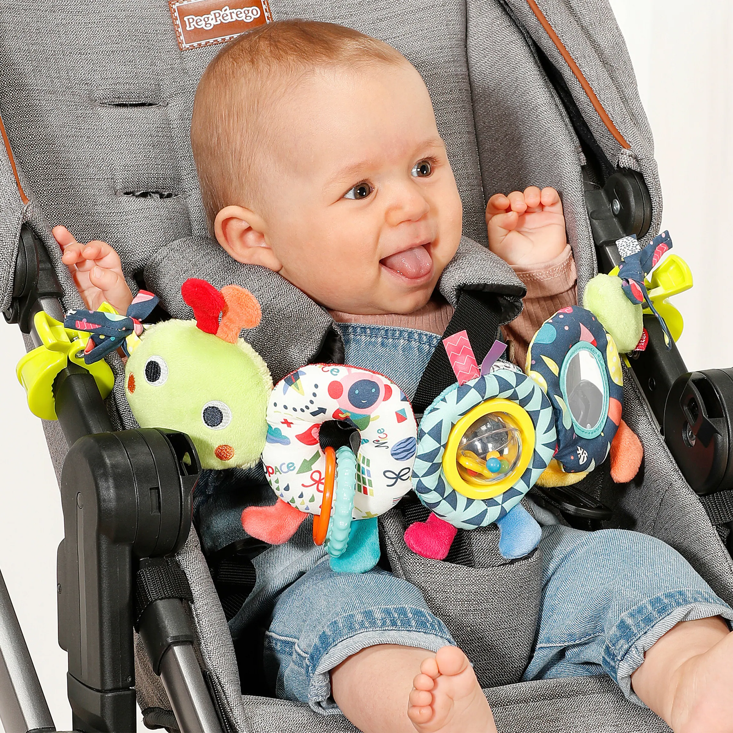 Fehn Kinderwagenkette Raupe Color Friends