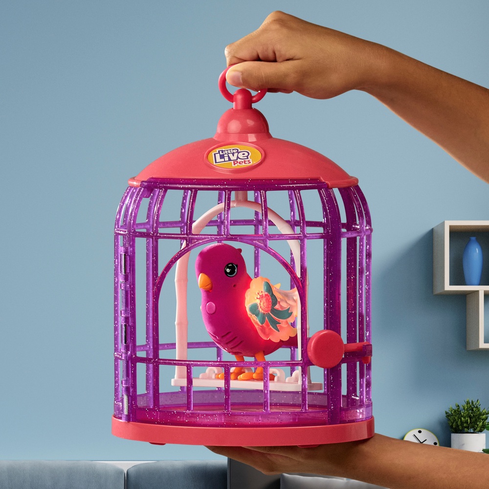 Little Live Pets – Lil' Bird & Vogelkäfig: Tiara Twinkles