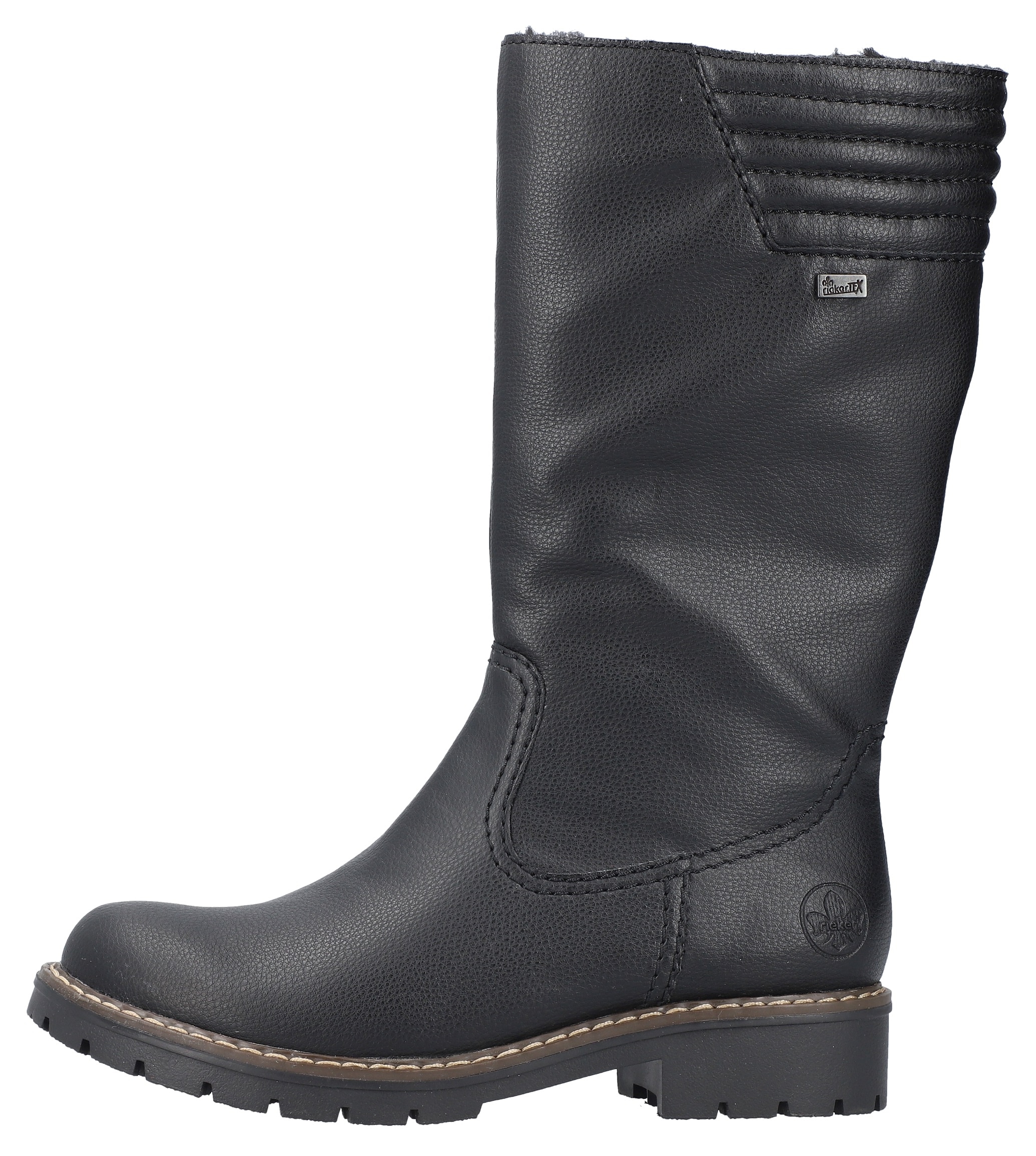 Rieker Winterstiefel  , Winterboots, Blockabsatz, wasserabweisende riekerTEX-Membran