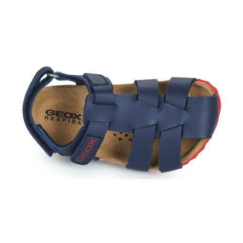 Geox - B SANDAL CHALKI BOY - Marine / Rouge