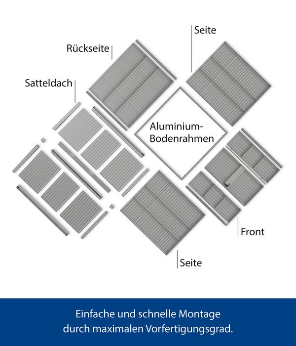 Hörmann Berry-Gerätehaus Classic-S Typ 2,