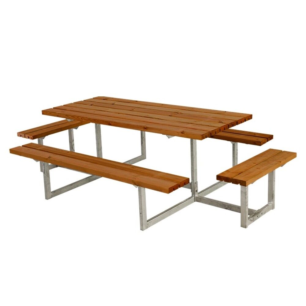 BENKESETT BASIC BORD/BENKER 2 PÅBYGG TEAK