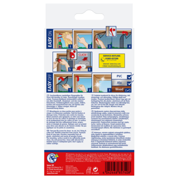 tesa Insect Stop deurhor met klittenband Comfort 65x220 cm antraciet 2 stuks