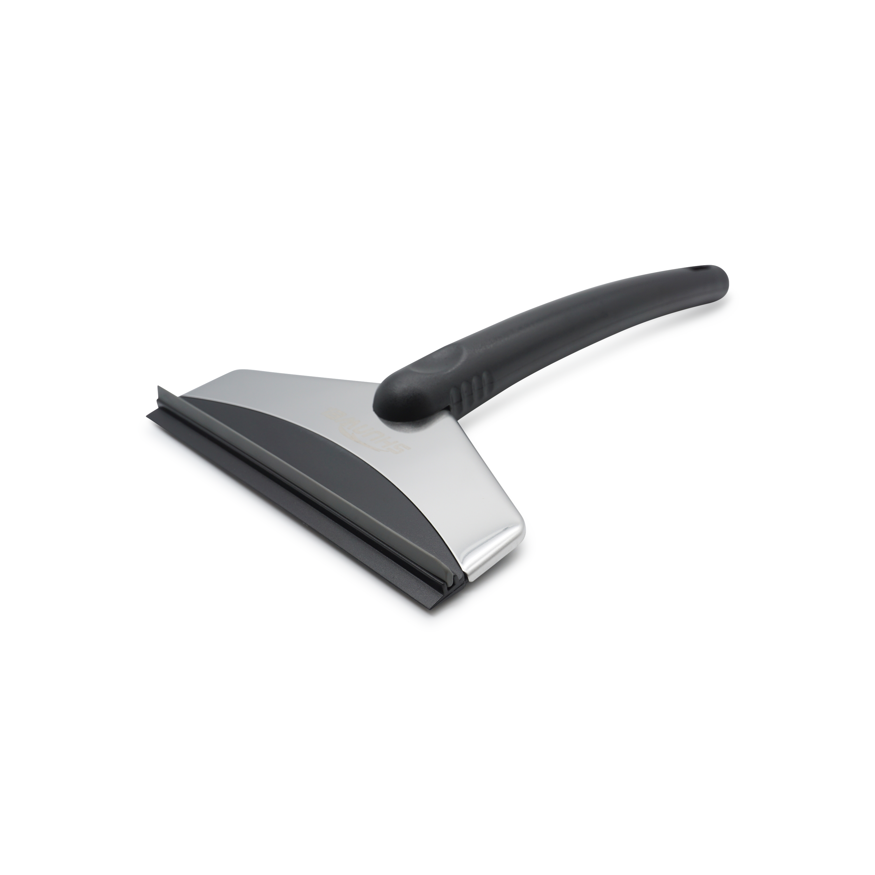 (25x14cm) Edelstahl Auto Scheiben Eiskratzer KFZ Eisschaber - Schwarz