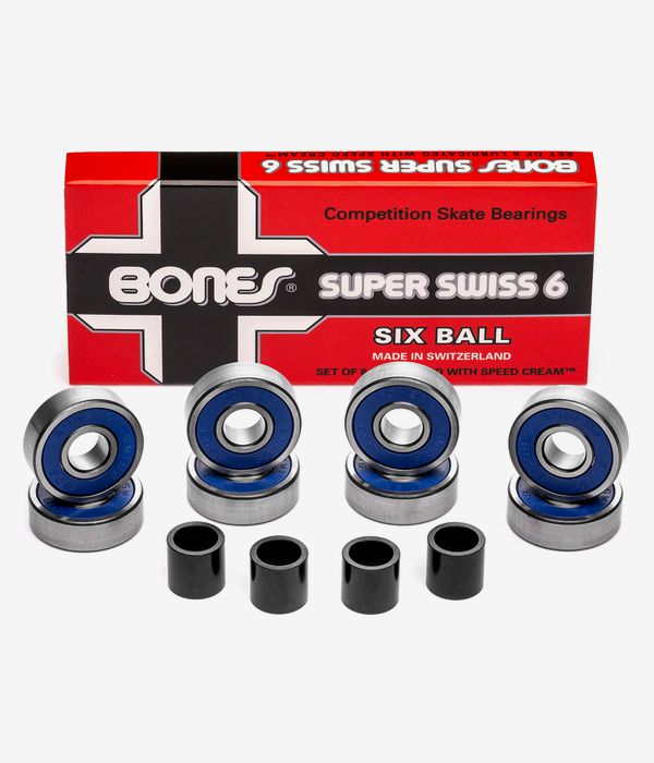 Bones Bearings Super Swiss 6 Kugellager inkl. Spacer (blue)
