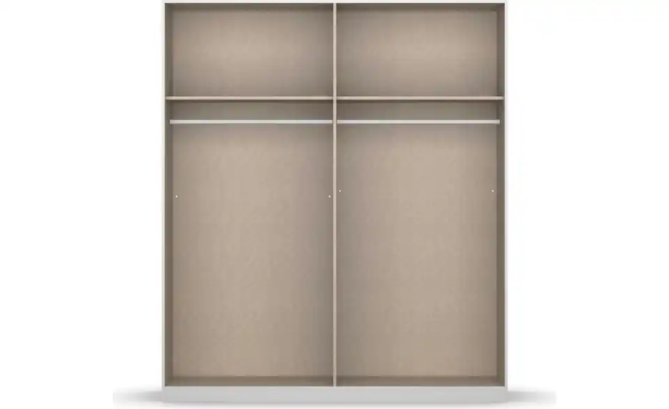 Drehtürenschrank Weiß, Salbeigrün 181 cm 4 Stück