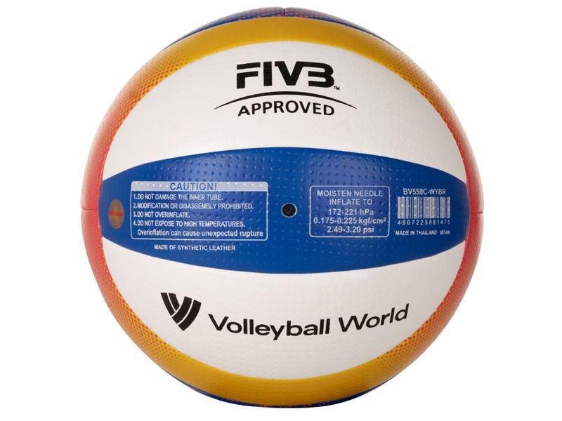 Mikasa Beach Volleyball BV550C Volleyball für Wettkampf