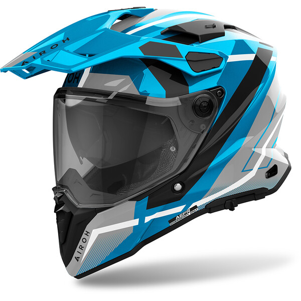 Airoh - Casque Commander 2 Mavick Bleu / Noir / Blanc / Brillant