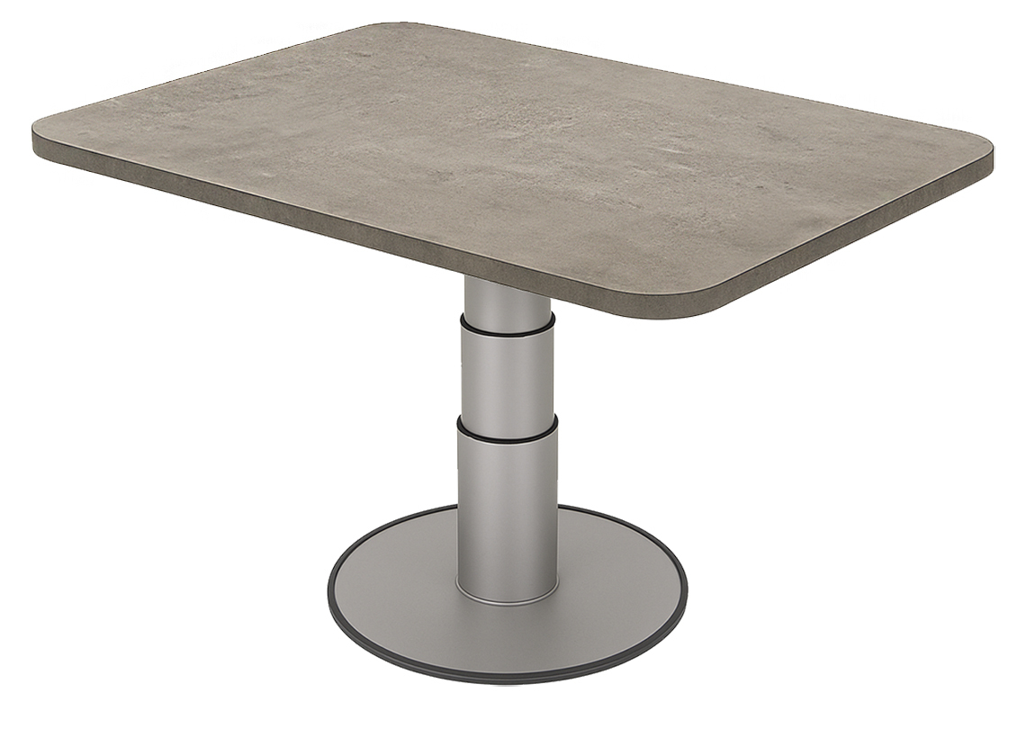 Viertec tafelblad 80 x 45 cm - betonlook