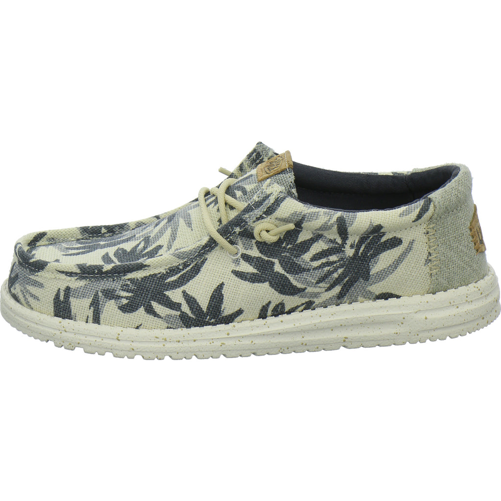 Hey Dude Sneaker Herren Wally Palm Jute Beige-kombi