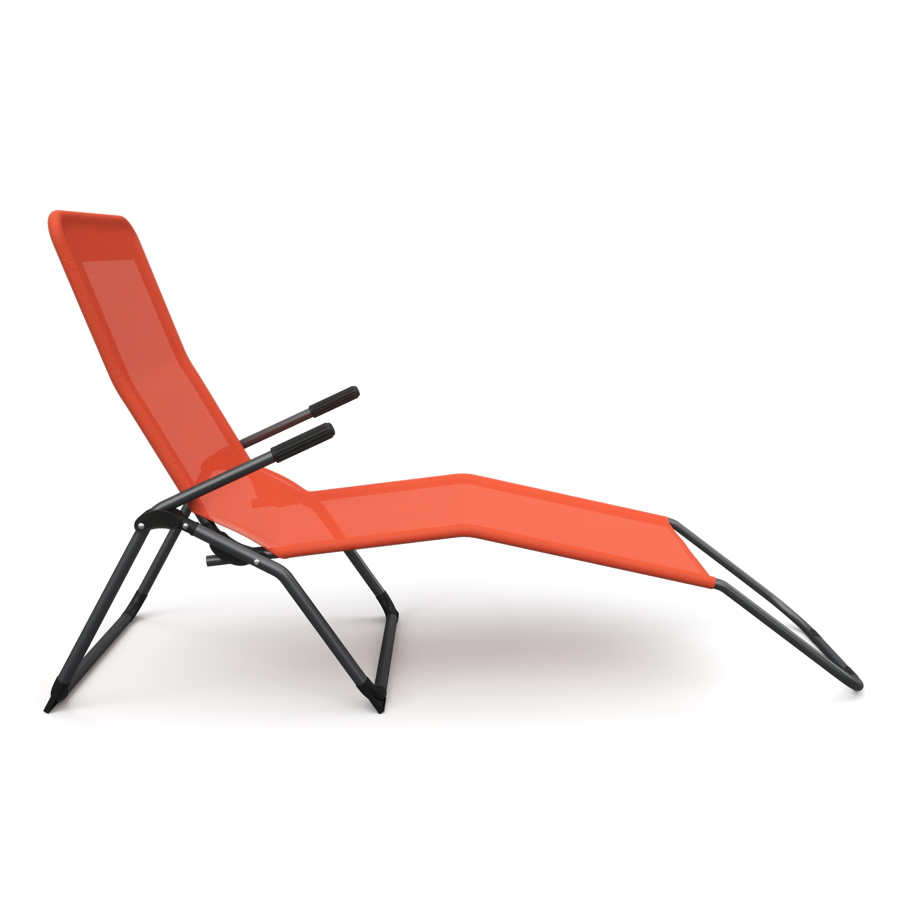 Liegestuhl orange 2er Set