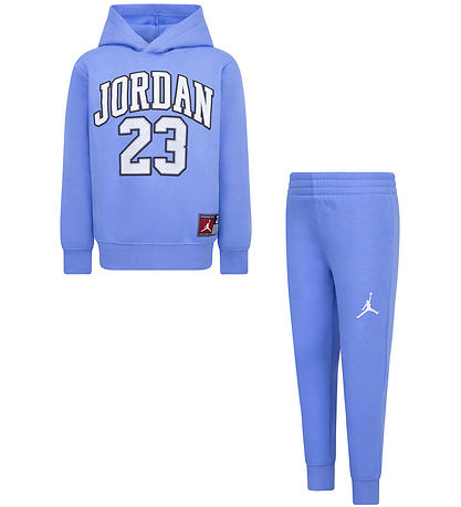 Jordan Sweatset - Universität Blue m. Weiß