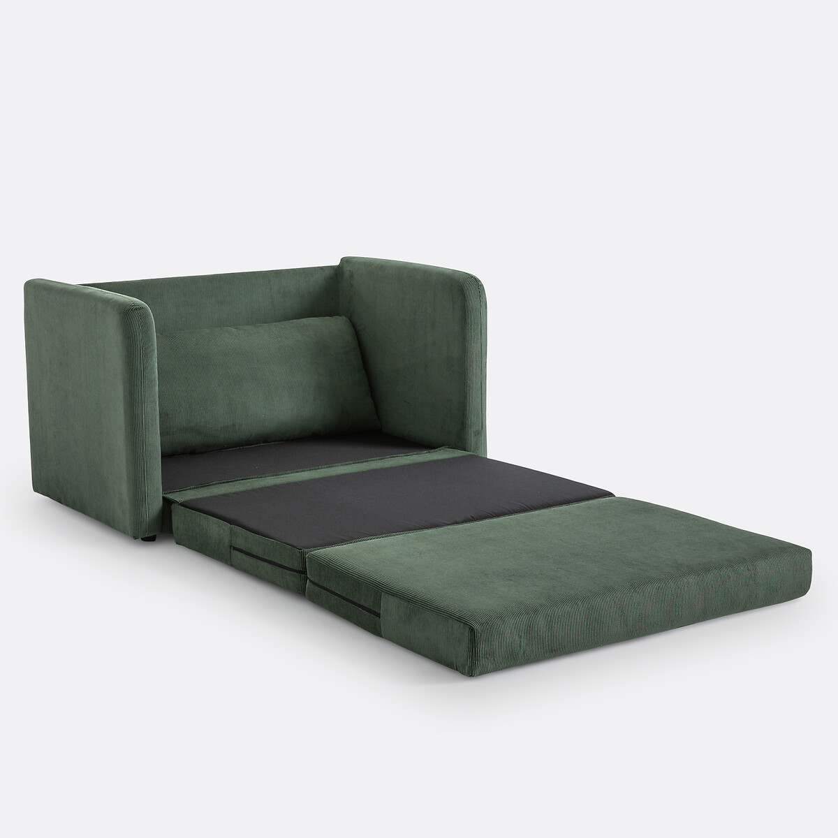 LA REDOUTE INTERIEURS<br>Sofá-cama em veludo canelado Hazel