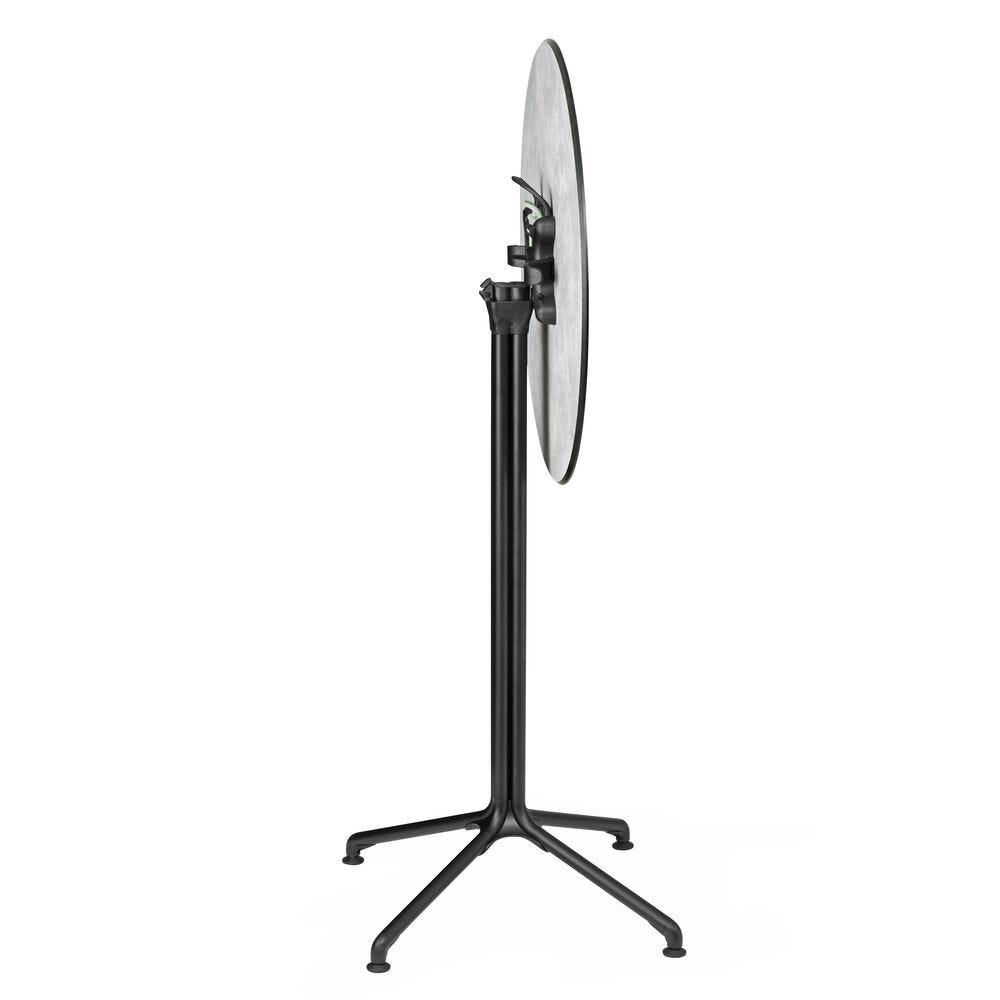 Runde Tischplatte, Ø69 cm Durchmesser Horizon HPL Grau Ciment