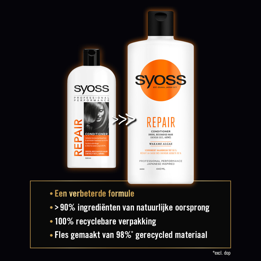 6x Syoss Repair Therapy Conditioner440 ml