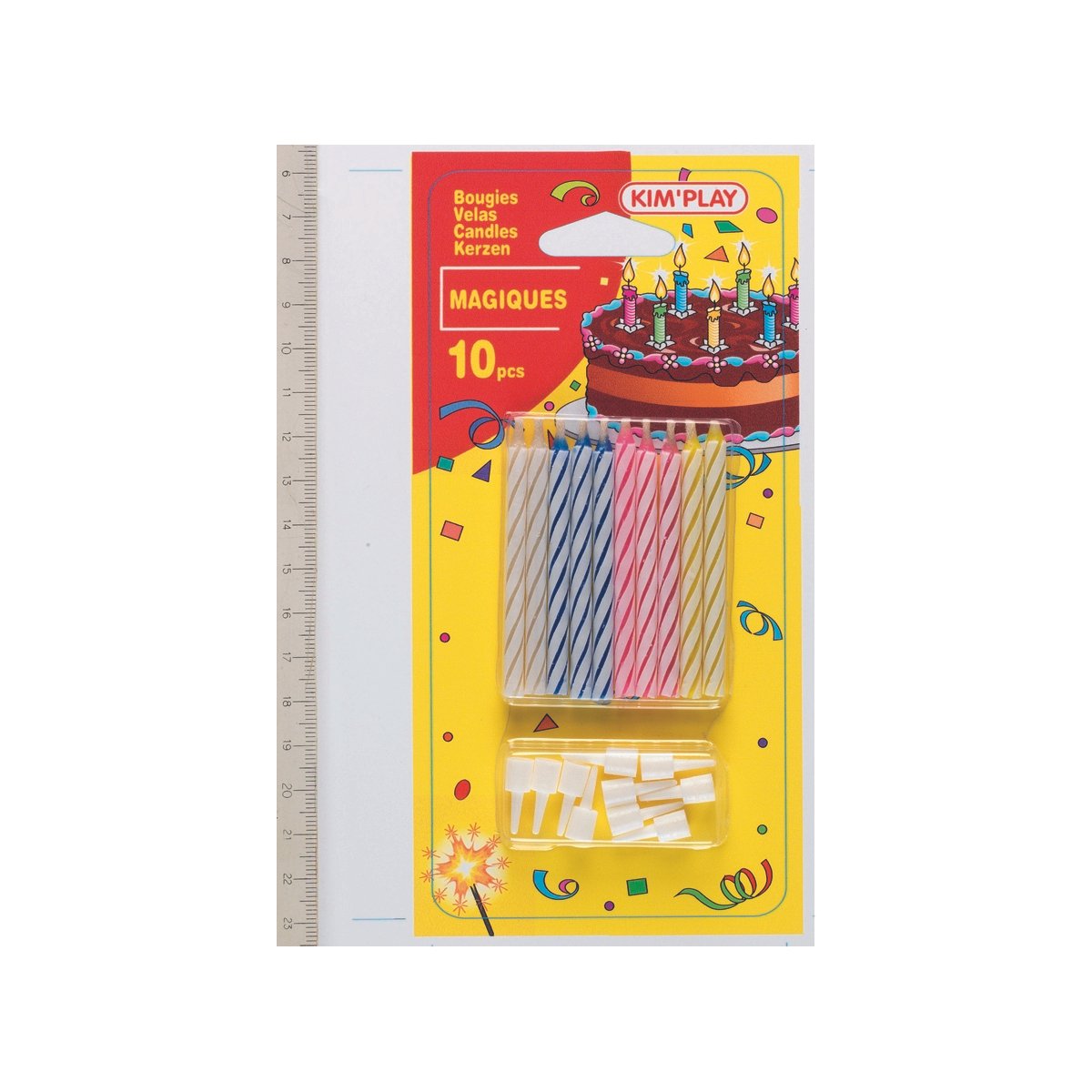Bougies Magiques + Bobèches X10