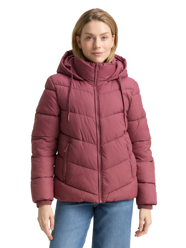 TOM TAILOR Steppjacke mit Kapuze mit Kapuze
