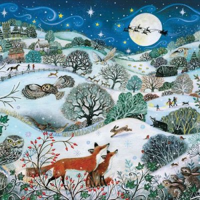 Woodland Christmas Scene