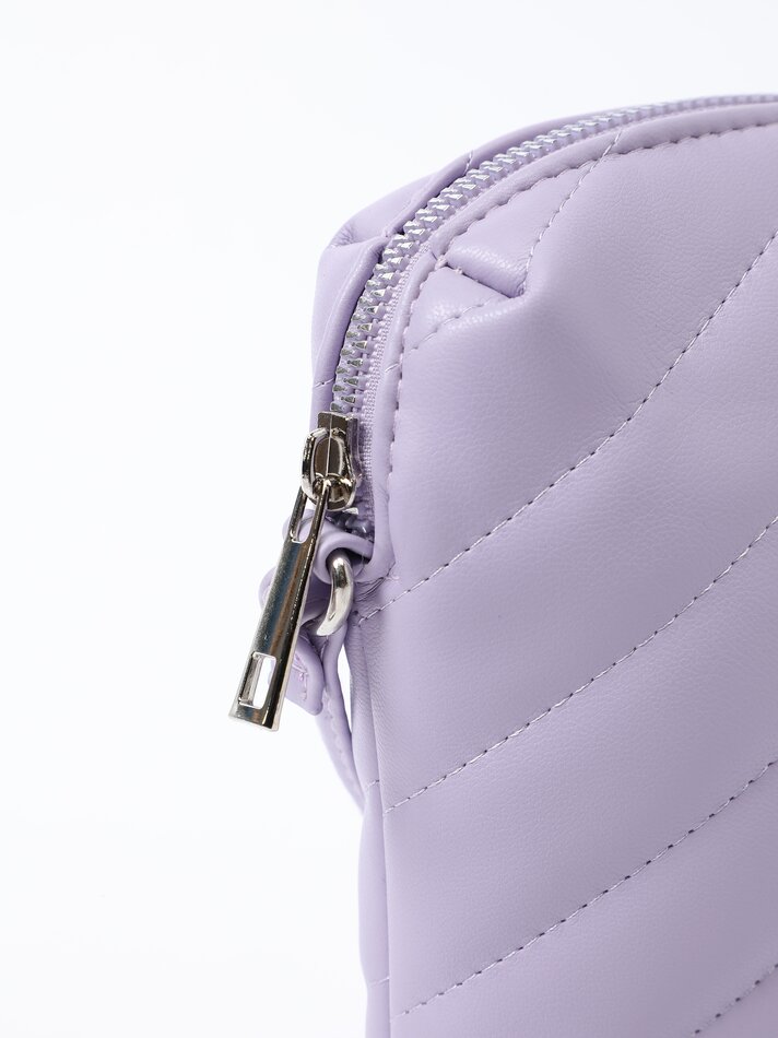Capa acolchoada para celular - Lilás
