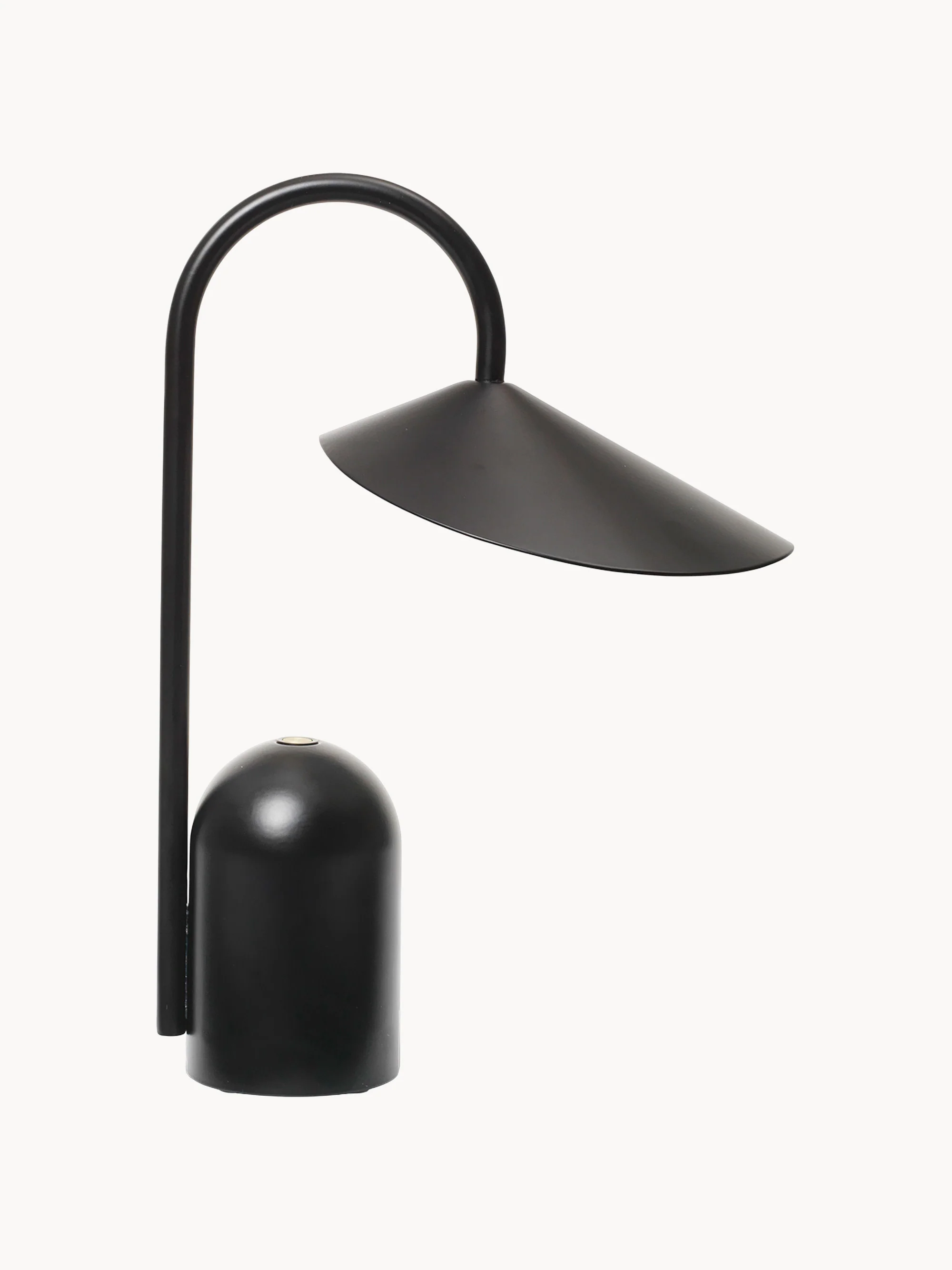 Kleine mobiele LED-tafellamp Arum, dimbaar