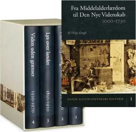 Dansk Naturvidenskabs Historie - Bind 1-4 - Bog