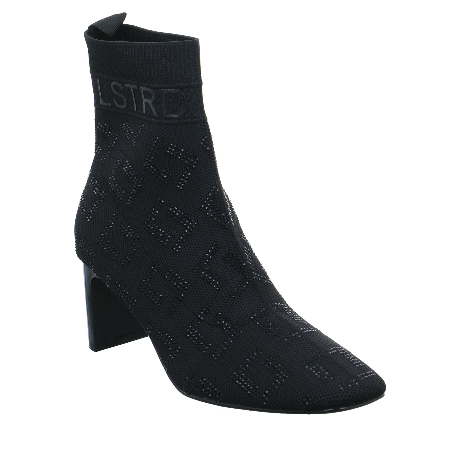 LA STRADA Stiefelette Schwarz Textil