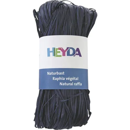 Heyda Naturbast marineblau, 50g