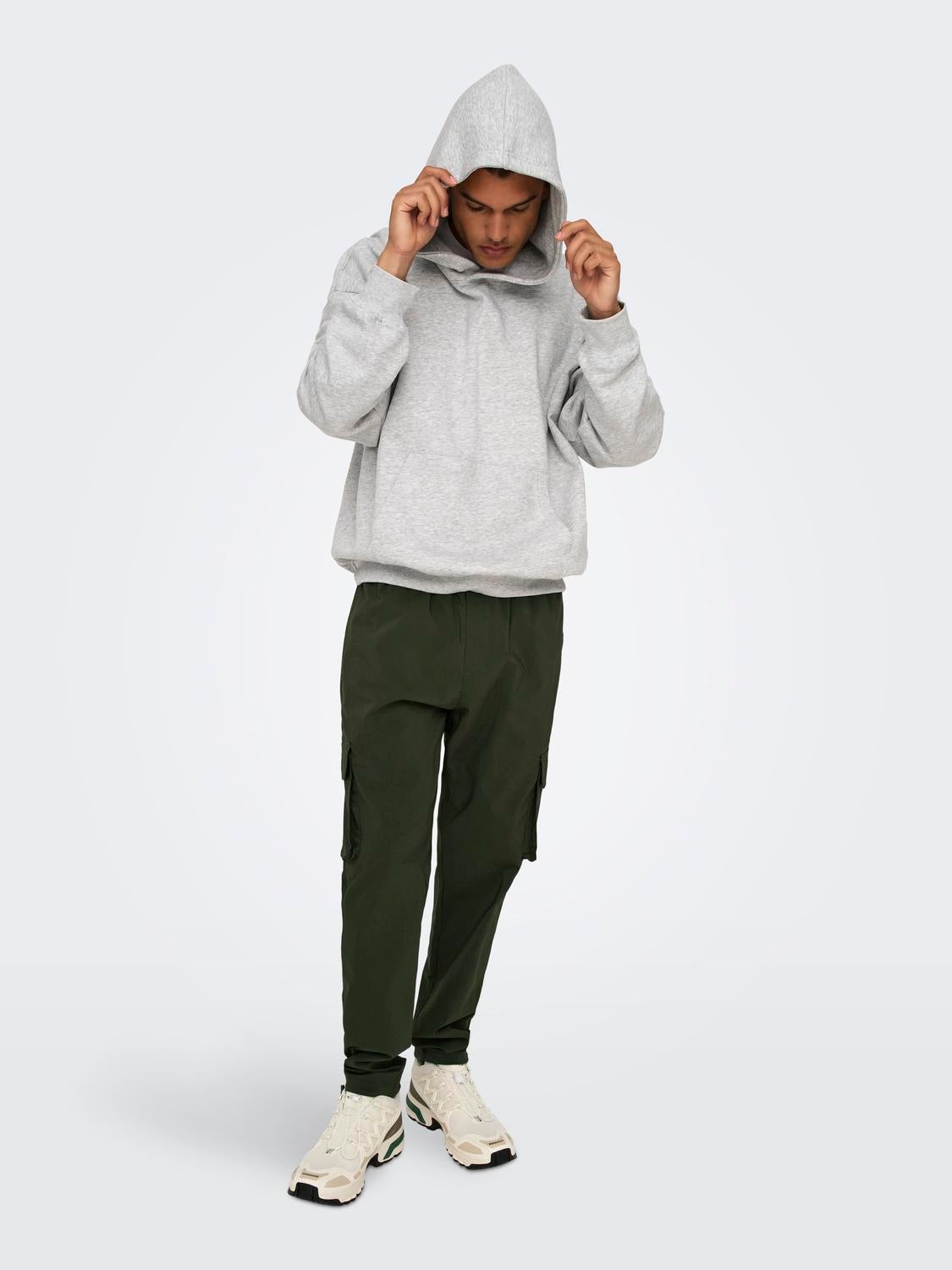 ONSCOMMON Slim Fit Cargo-Hose Rosin