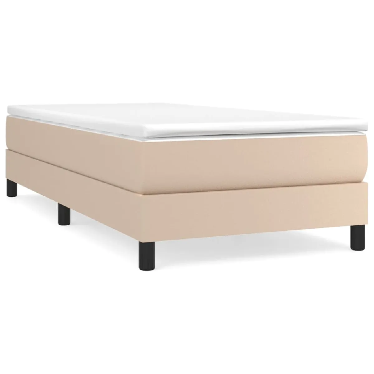 VIDAXL Sommier à lattes avec Matelas - Cappuccino 90x190 cm