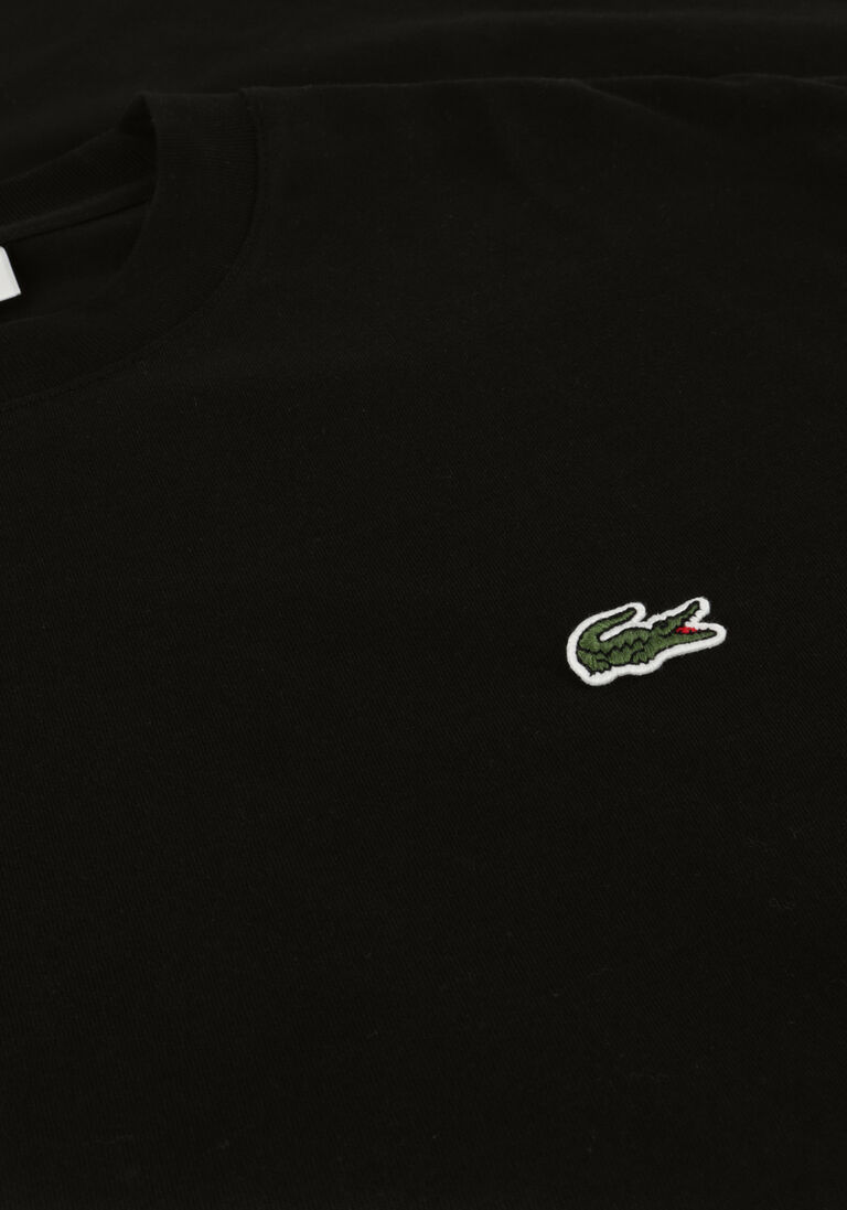 LACOSTE zwarte lacoste t-shirt 1ht1 men's tee-shirt