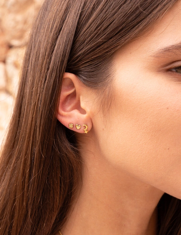 My Jewellery Studs met mini klaver MJ12097