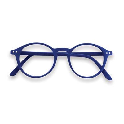 +1.00 Navy Circular Reading Glasses: Izipizi