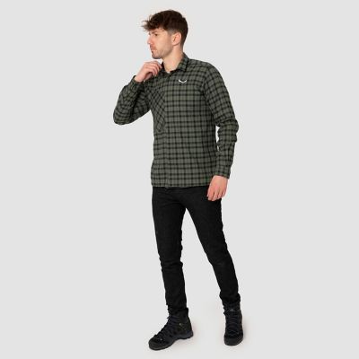 SalewaFANES FLANNEL 5 PL TEE - oliv