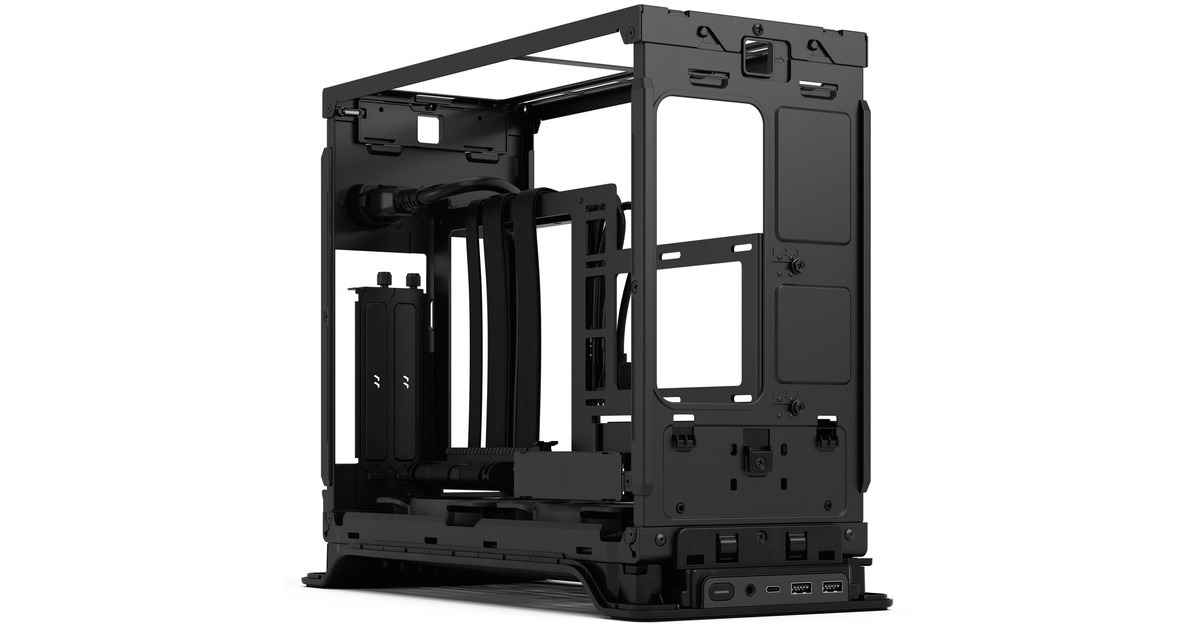 Fractal DesignEra 2 Charcoal mini tower behuizing  (Donkergrijs | 2x USB-A | 1x USB-C)