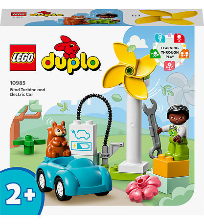 LEGO? DUPLO - Vindm?lle og elbil 10985 - 16 Dele