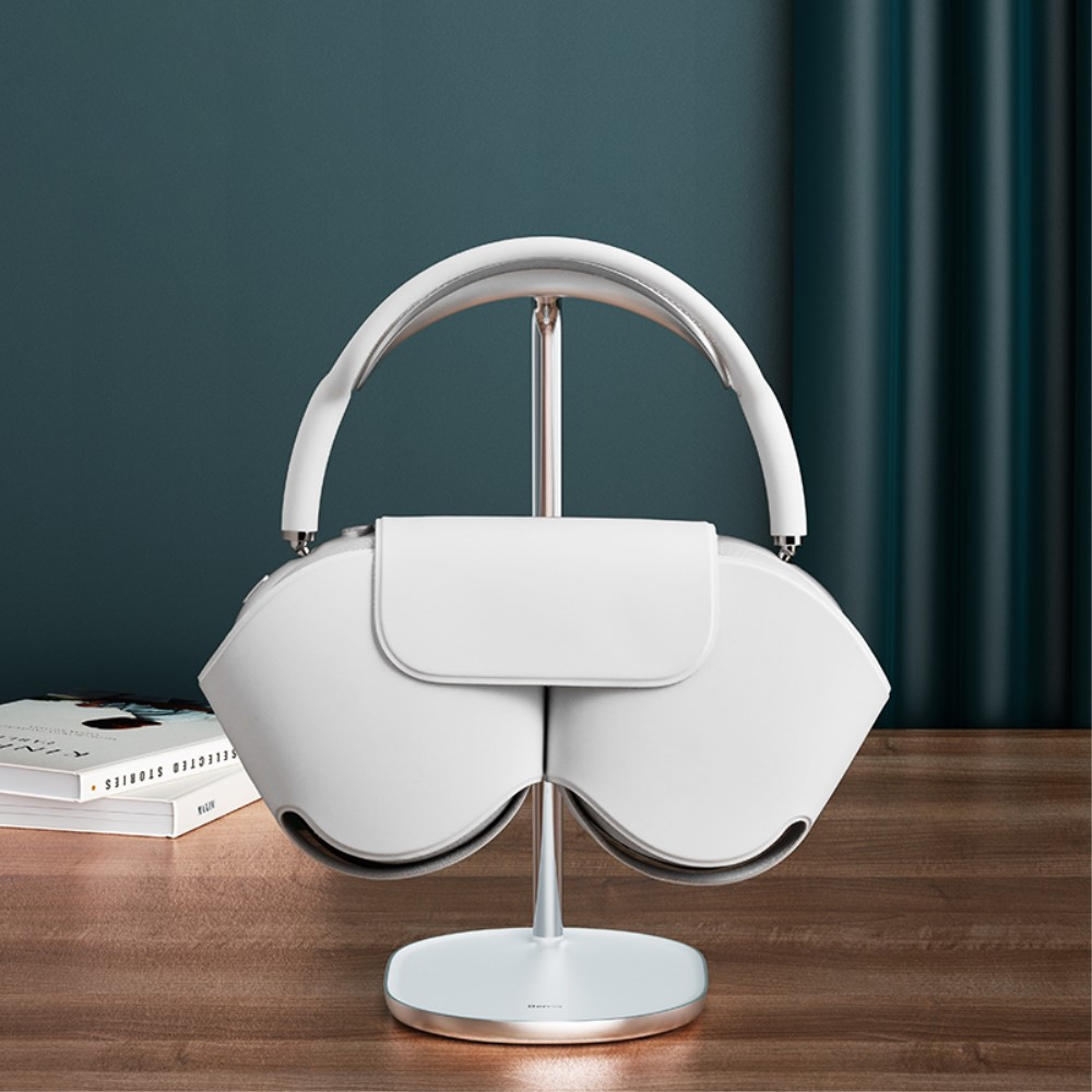Universal Kopfhörer Headset Halterung Ständer im edlen Design - Silber