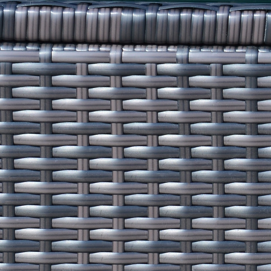 Outsunny Rattan Beistelltisch braun