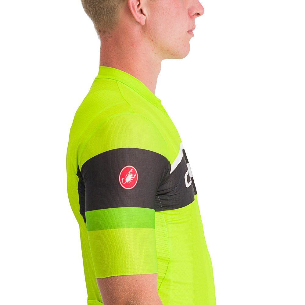Castelli Scorpione 3 Radtrikot Herren electric lime