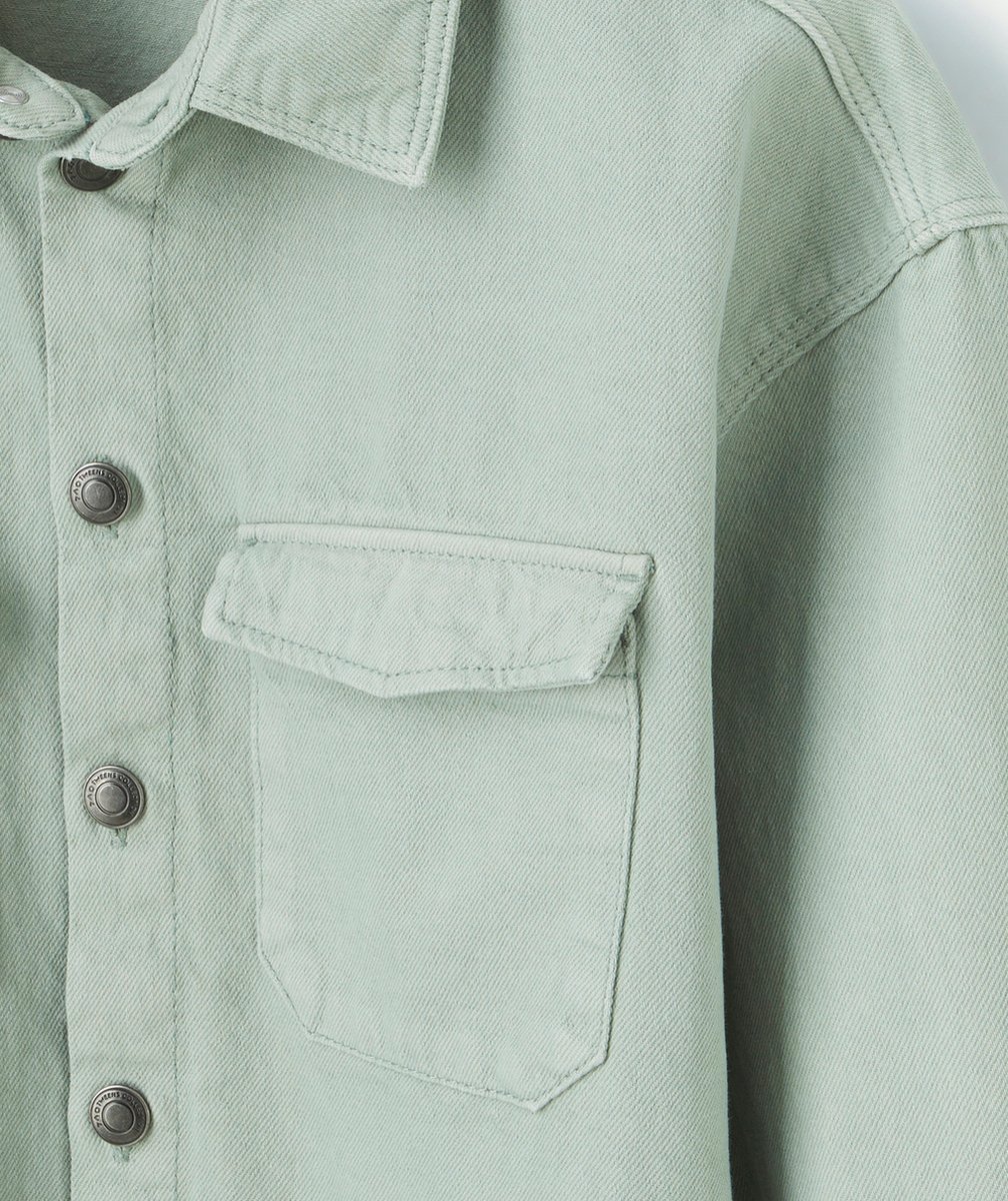 VESTE GARÇON VERTE AVEC POCHES