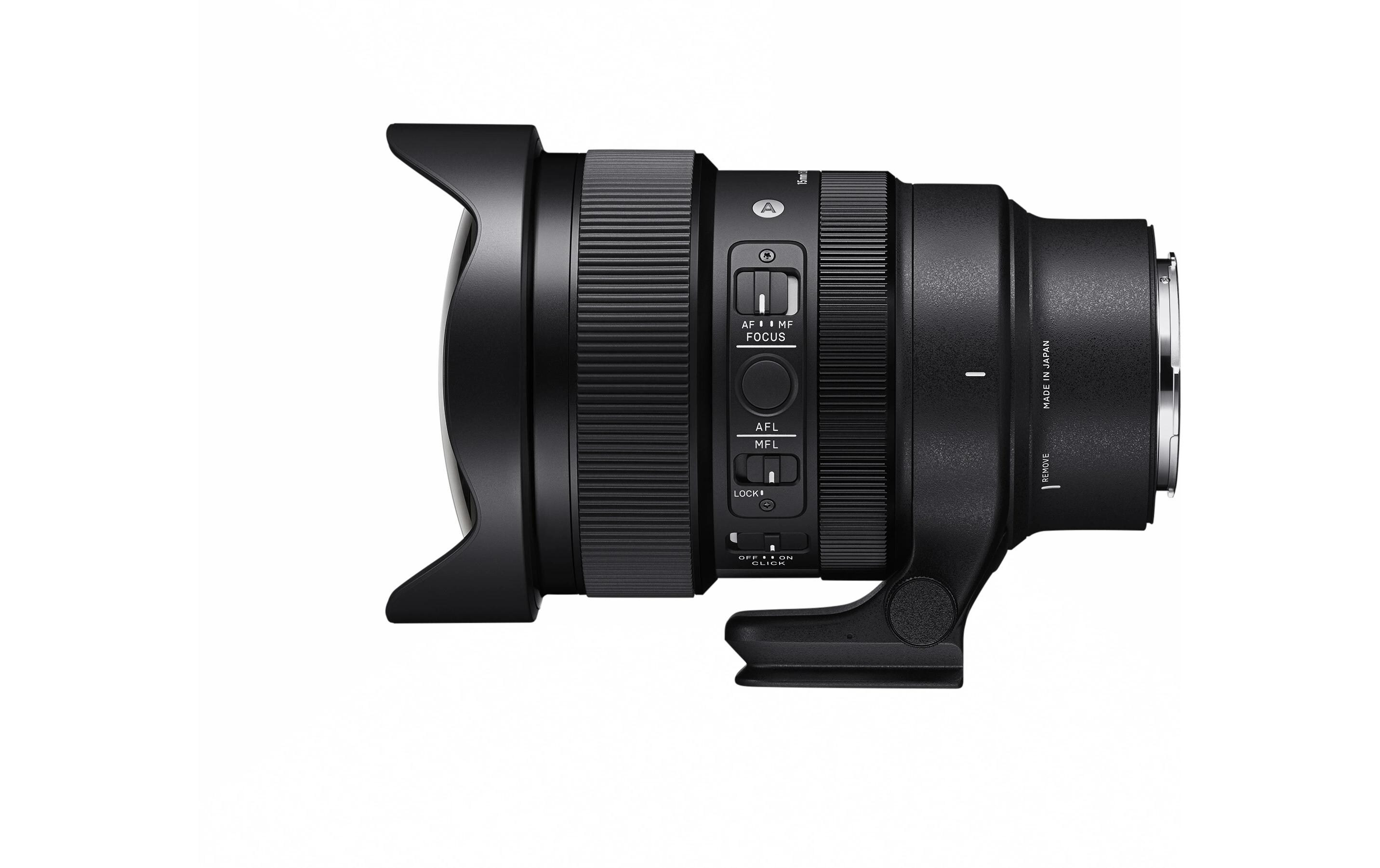 Festbrennweite 15mm F/1.4 DG DN Fisheye – L-Mount<br>Diagonales Fisheye-Wechselobjektiv für 35-mm-Vollformat