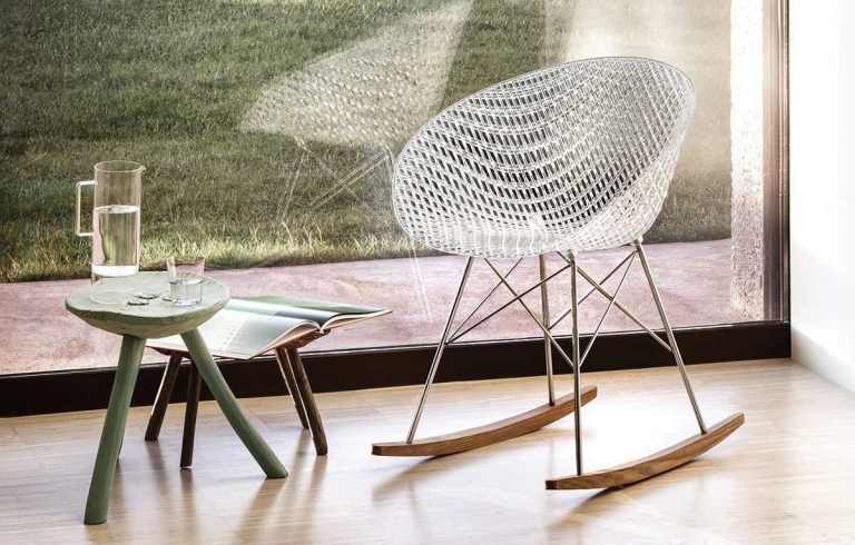 Kartell Matrix schommelstoel Wit