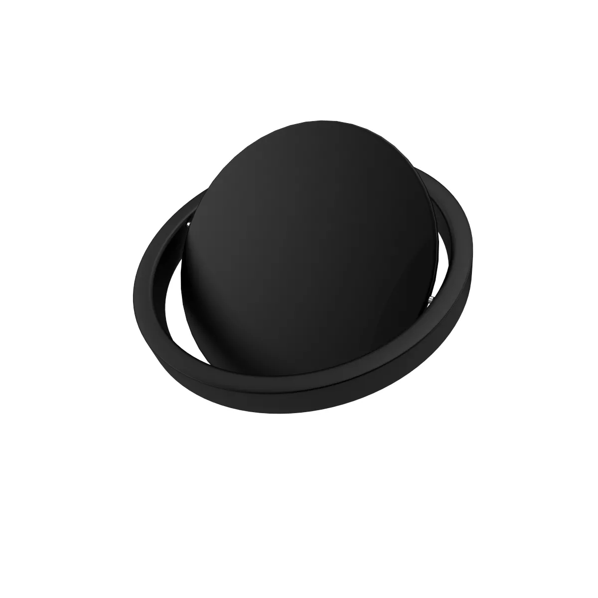 Aurlane Poubelle Salle de Bain - Noir Mat