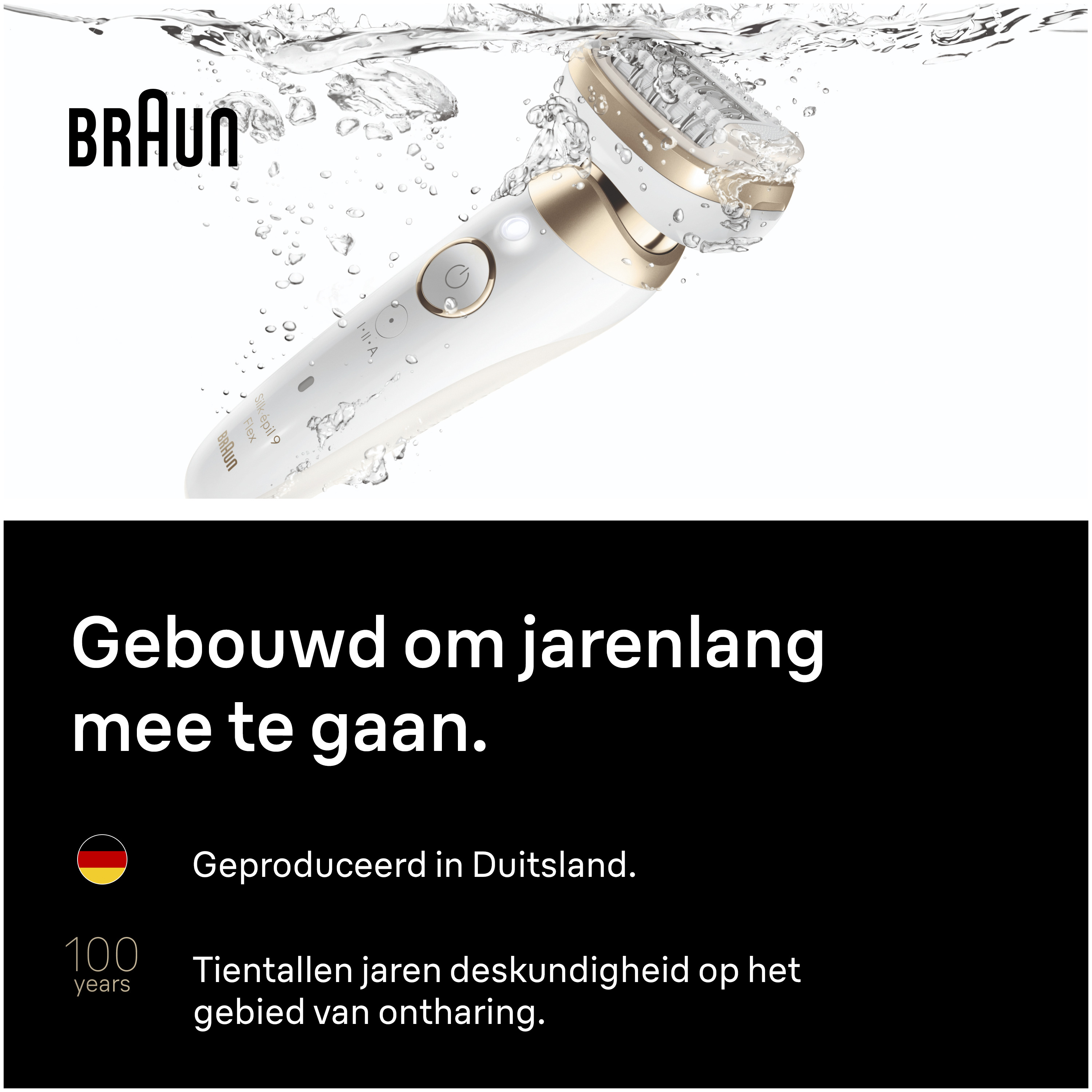 Braun Silk·épil 9 Flex 9-011 3D epilator Wet & Dry