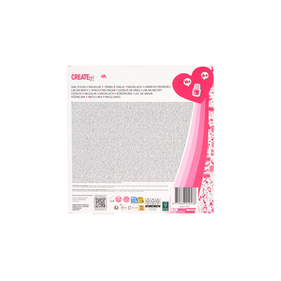 Create it! nagellak set 16-delig